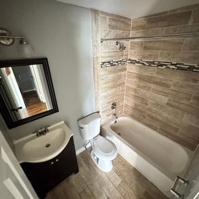 Bathroom, Interior, Wood Texture Flooring