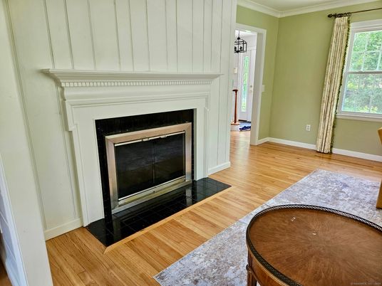 Fireplace, Interior, Wood Texture Flooring