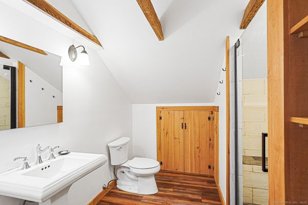 Bathroom, Interior, Wood Texture Flooring
