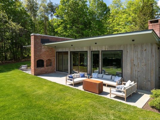 Backyard, Exterior, Fireplace