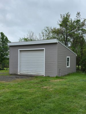 Backyard, Detached Garage, Exterior
