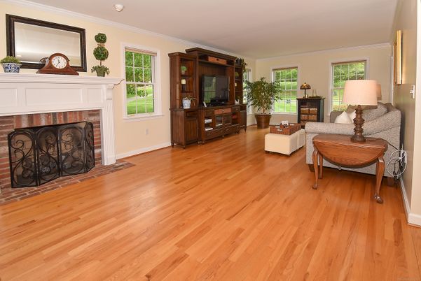 Fireplace, Interior, Wood Texture Flooring