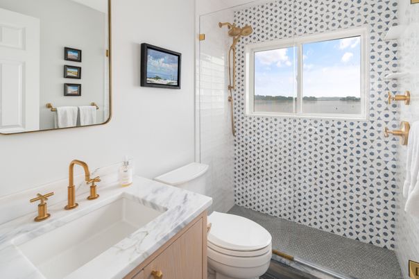 Bathroom, Glass Shower, Interior