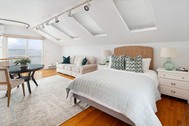 Bedroom, Interior, Water, Wood Texture Flooring