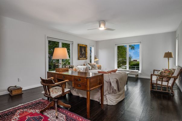 Home Office, Interior, Wood Texture Flooring