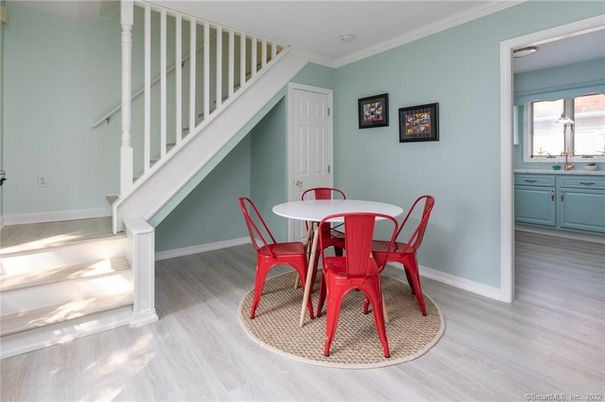 Dining room, Interior, Wood Texture Flooring