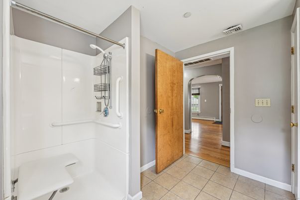 Bathroom, Interior, Wood Texture Flooring