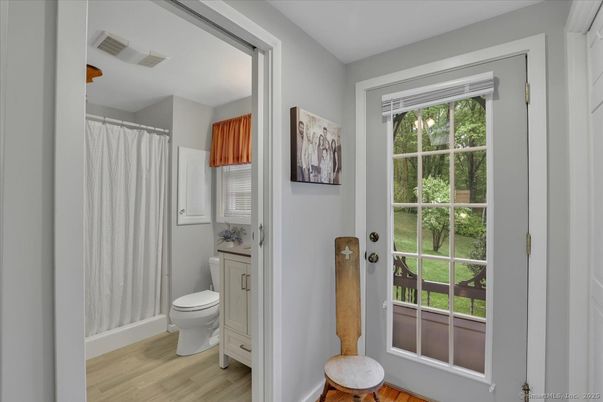 Bathroom, Interior, Wood Texture Flooring