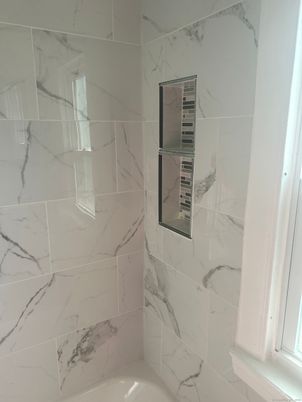 Bathroom, Interior, Marble Walls