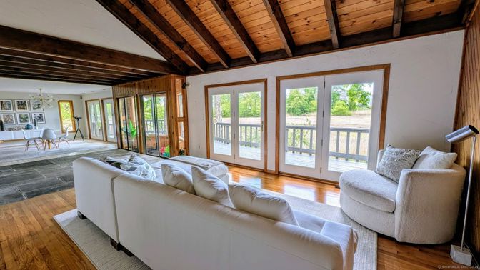 Interior, Living room, Wooden Beams, Wooden Ceilings, Wood Texture Flooring