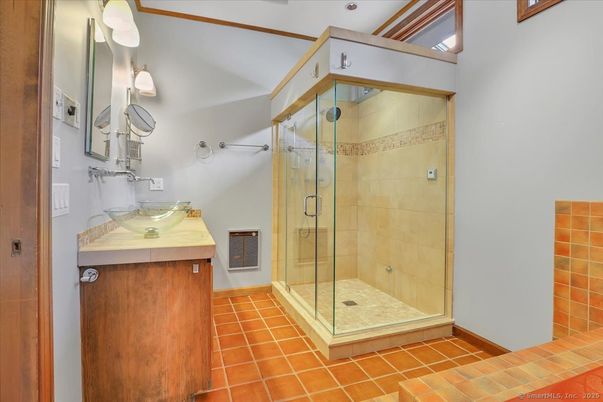 Bathroom, Glass Shower, Interior