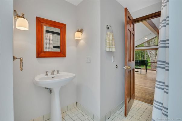 Bathroom, Interior, Wood Texture Flooring