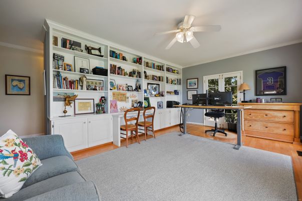 Home Office, Interior, Wood Texture Flooring