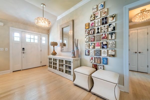 Interior, Pendant Lights, Wood Texture Flooring