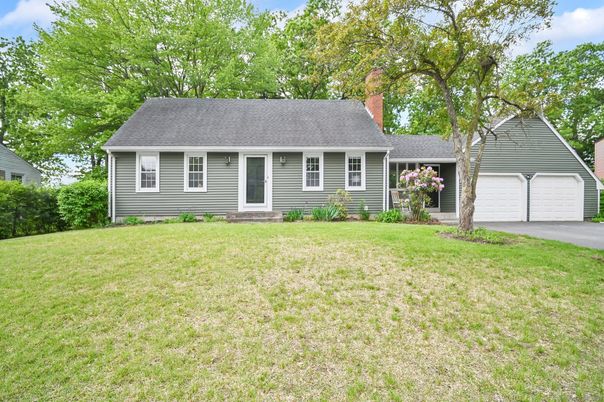 Attached, Backyard, Exterior, Facade, Cape Cod