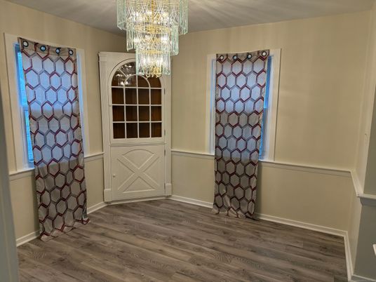 Chandelier, Interior, Wood Texture Flooring