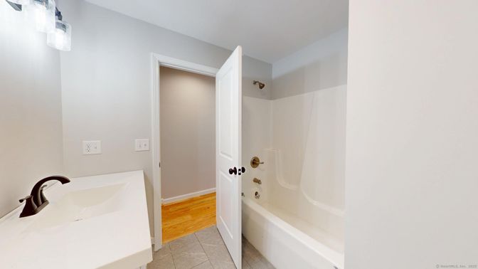 Bathroom, Interior, Wood Texture Flooring