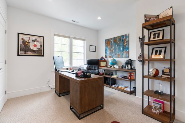 Home Office, Interior, Recessed Lighting