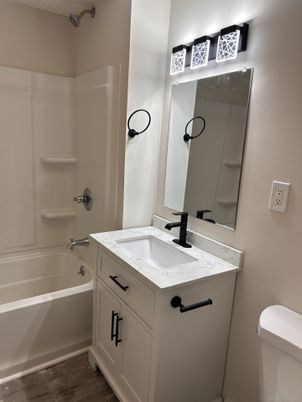 Bathroom, Interior, Wood Texture Flooring