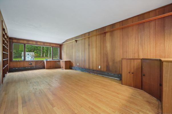 Empty room, Interior, Wood Texture Flooring, Wooden Walls
