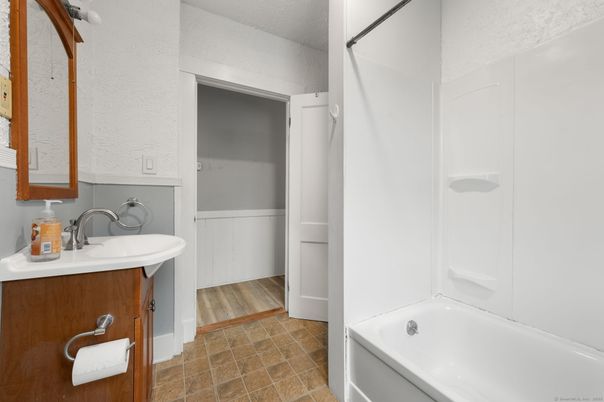 Bathroom, Interior, Wood Texture Flooring
