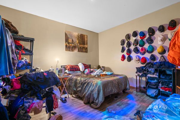 Bedroom, Interior, Wood Texture Flooring