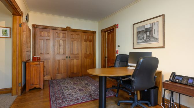 Home Office, Interior, Wood Texture Flooring