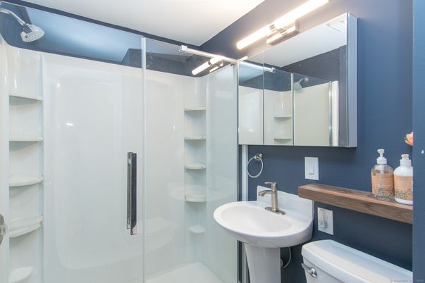 Bathroom, Glass Shower, Interior
