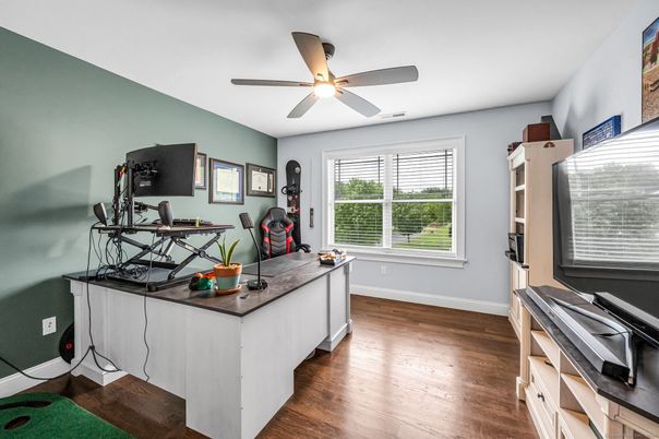 Home Office, Interior, Wood Texture Flooring
