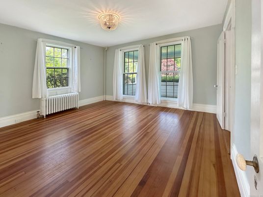 Chandelier, Empty room, Interior, Wood Texture Flooring