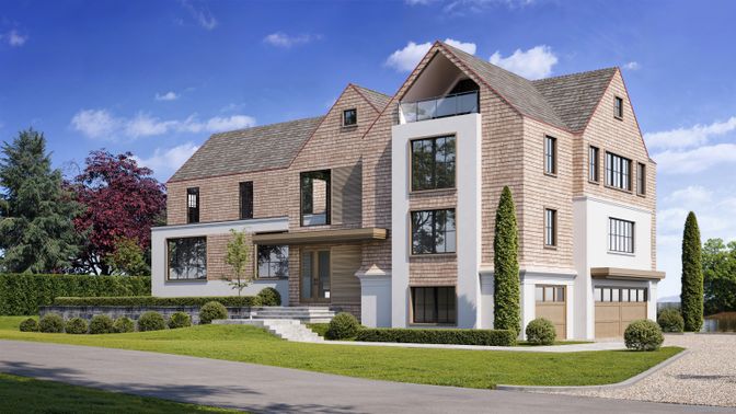Attached, Exterior, Facade, Brick Facade, Rowhouse