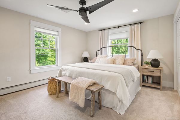Bedroom, Interior, Recessed Lighting
