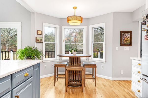Dining room, Interior, Wood Texture Flooring
