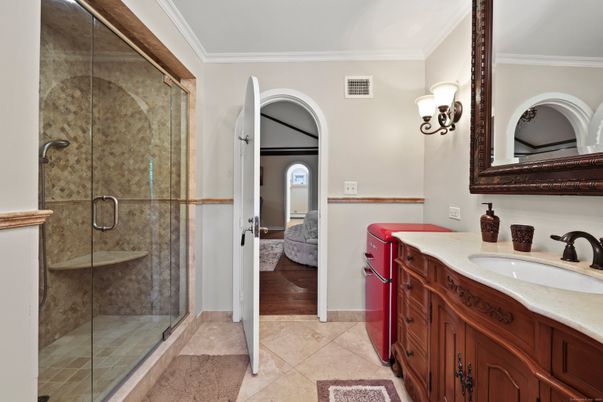 Bathroom, Glass Shower, Interior