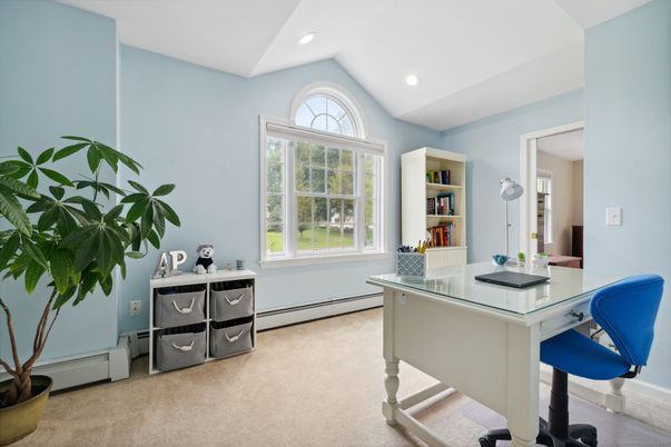 Home Office, Interior, Recessed Lighting