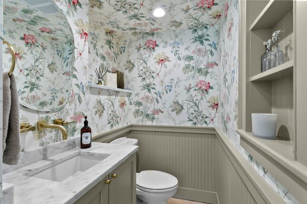 Bathroom, Interior, Recessed Lighting