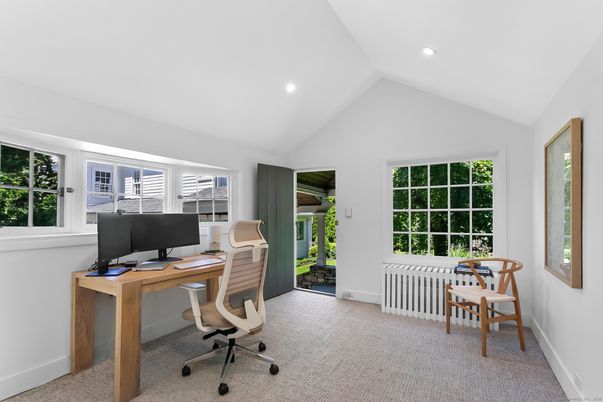 Home Office, Interior, Recessed Lighting