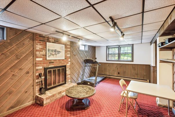 Fireplace, Interior, Stone Walls, Wooden Walls