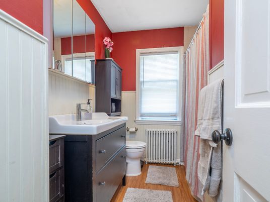 Bathroom, Interior, Wood Texture Flooring