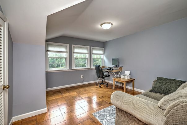 Home Office, Interior, Wood Texture Flooring