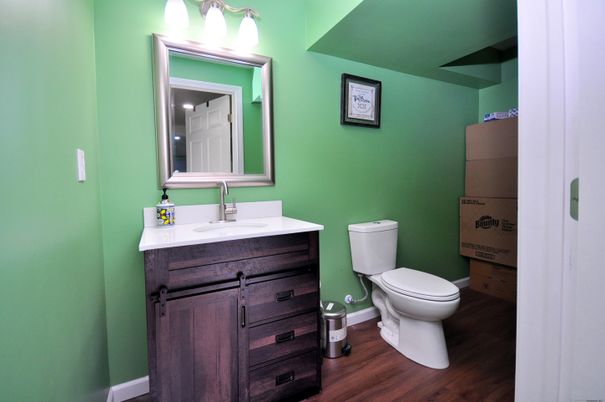 Bathroom, Interior, Wood Texture Flooring