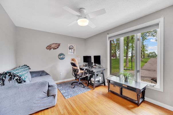 Home Office, Interior, Wood Texture Flooring