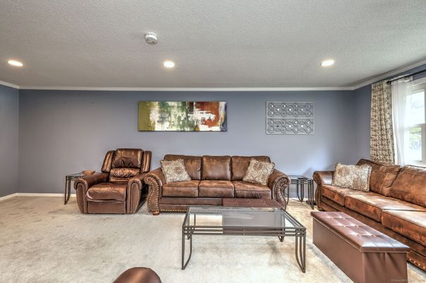 Interior, Living room, Recessed Lighting