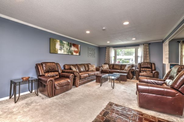 Interior, Living room, Recessed Lighting