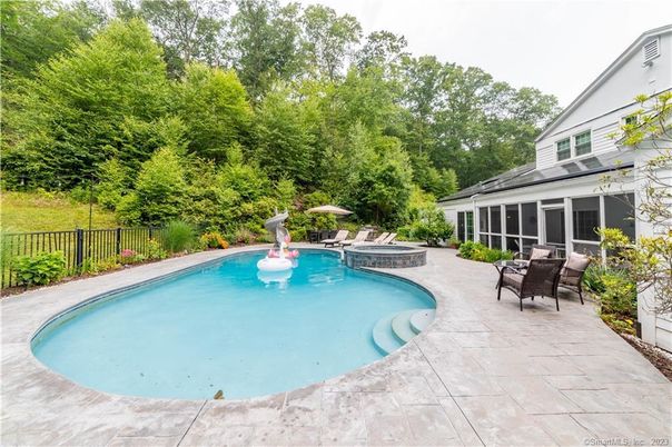 Exterior, Pool, Solar Panels