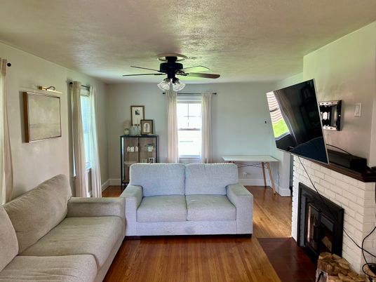 Fireplace, Interior, Living room, Wood Texture Flooring