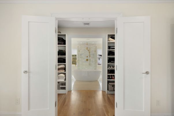 Interior, Walk-in Closets, Wood Texture Flooring