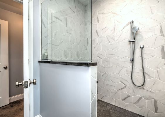 Bathroom, Glass Shower, Interior