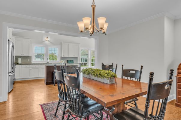 Chandelier, Dining room, Interior, Kitchen, Wood Texture Flooring