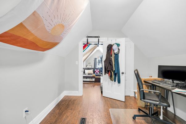 Home Office, Interior, Wood Texture Flooring